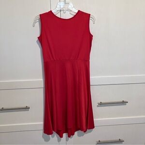 Dance and Sway Scarlet Sleeveless High-Low Dress, S